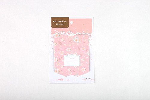 PocketMe-S 75 Flower Collection, Pocket Stickers, 3"x 3 3/4", 3 designs, 3 sheets/pad, 3 pads/pack