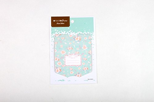 PocketMe-S 75 Flower Collection, Pocket Stickers, 3"x 3 3/4", 3 designs, 3 sheets/pad, 3 pads/pack