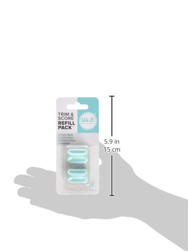 We R Memory Keepers 0633356602712 Trimmer & Mat-Trim and Score Refill Blades (2 Piece)