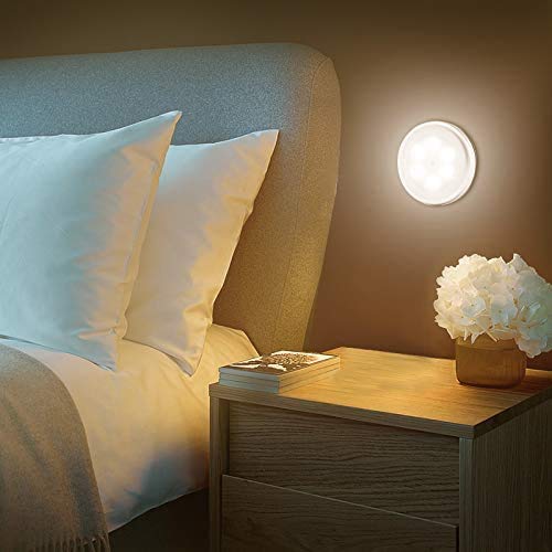 GAGAYA Battery Operated Motion Sensor Light Indoor, LED Closet Lights, Battery Night Light Wireless, Stick on Wall Lamps for Pantry, Cabinet, Wardrobe, Kitchen, Stairs, Steps, Hallway