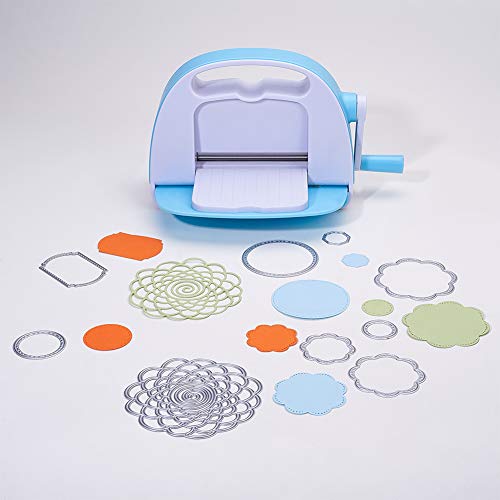 BENECREAT 9 Sets Cutting Dies Cut Metal Scrapbooking Stencils Nesting Die for Festival Chrismas Embossing Photo Album Cards Making - Round, Square, Octagon, Heart, Flower