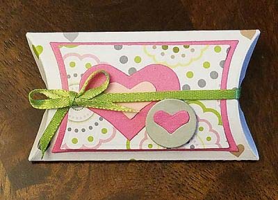 Mini Pillowbox Die Cuts for Card-Making and Scrapbooking Supplies by The Stamps of Life - Custom Party Favors