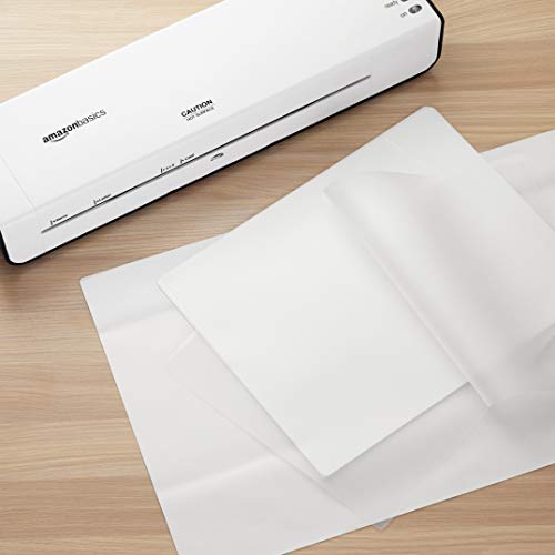 Amazon Basics 9-Inch Thermal Laminator Machine, White