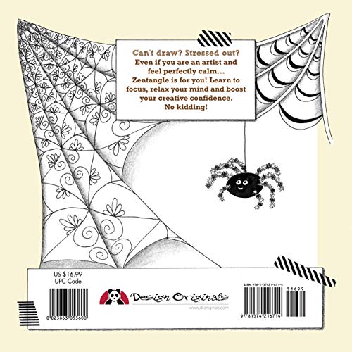 Totally Tangled: Zentangle and Beyond (Design Originals) Art Therapy to Focus Your Mind, Reduce Stress, Relax, and Build Creative Confidence with Over 100 Meditative Tangles, Patterns, and Doodles