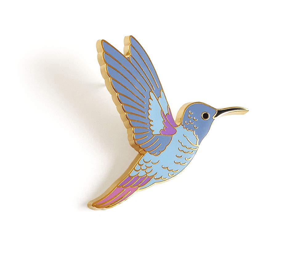Pinsanity Hummingbird Enamel Lapel Pin