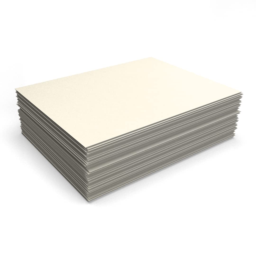LUXPaper 8.5" x 11" Paper | Letter Size | Champagne Metallic | 80lb. Text | 50 Qty