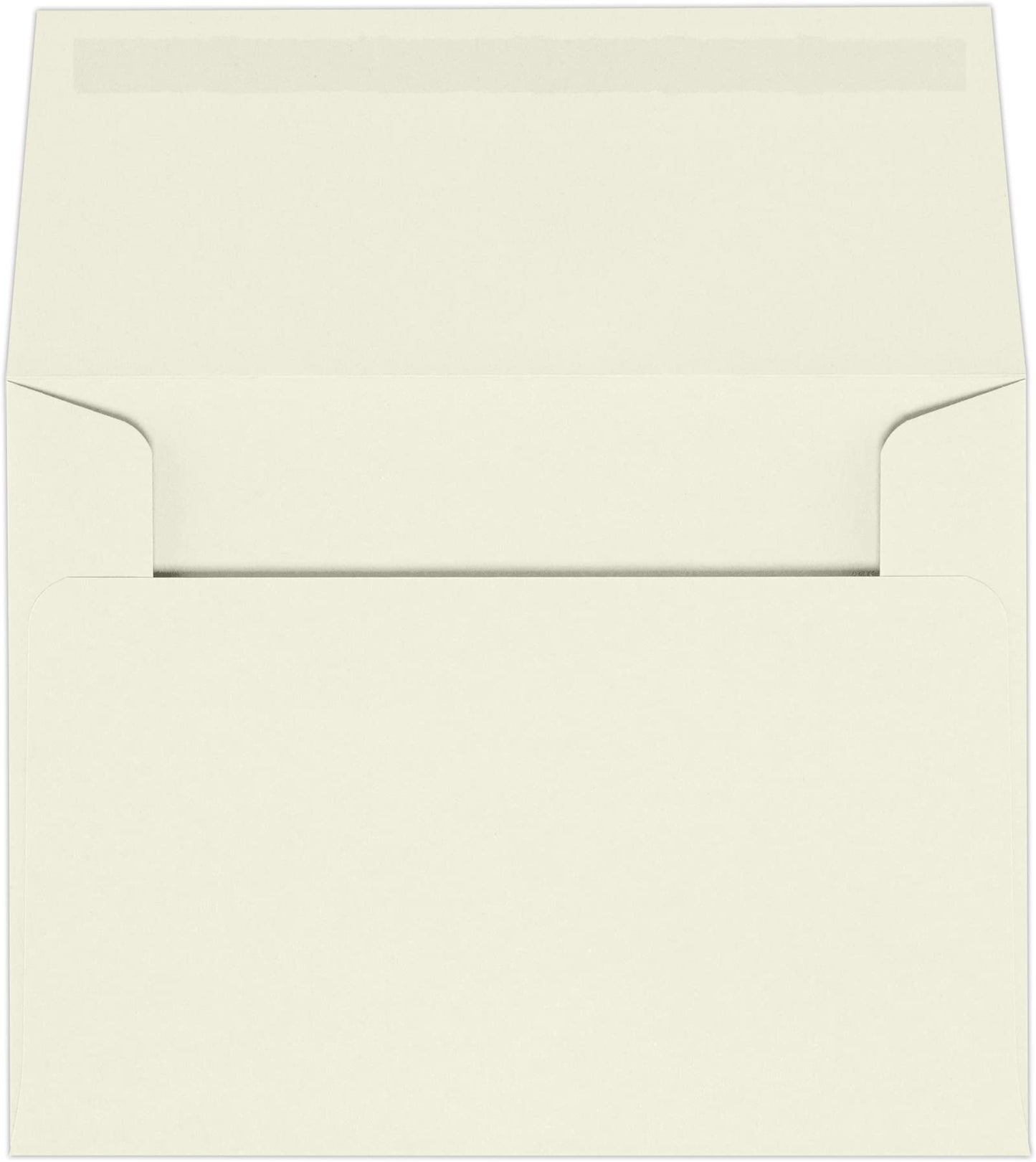 LUXPaper A2 Classic Crest Invitation Envelopes | 4 3/8" x 5 3/4" | Natural White | 70lb. Text | 50 Qty