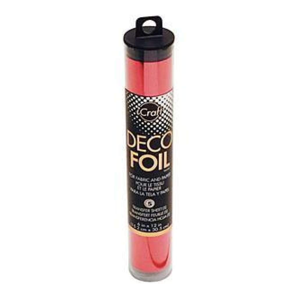 iCraft Deco Foil, 5 Transfer Sheets, 6" x 12", Red