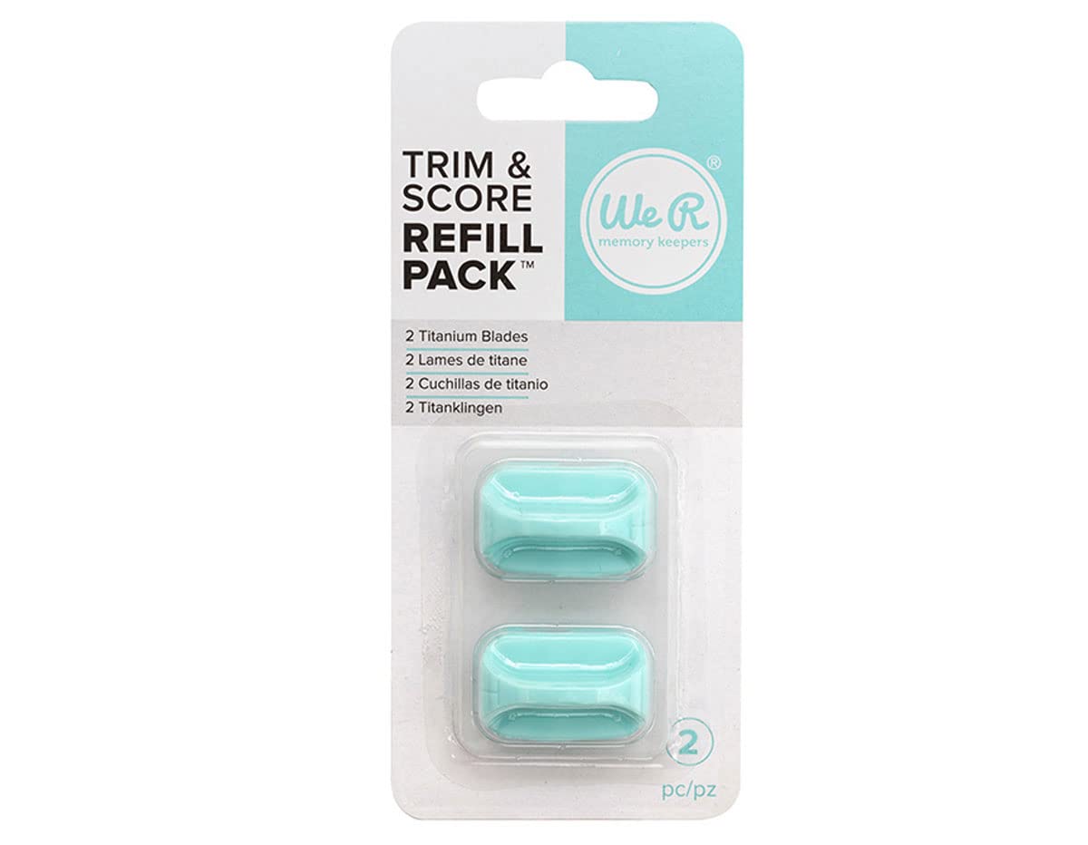 We R Memory Keepers 0633356602712 Trimmer & Mat-Trim and Score Refill Blades (2 Piece)