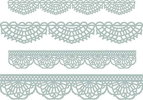 Sizzix, Multi Color, Thinlits Die Set , Crochet by Tim Holtz, 4 Pack, One Size