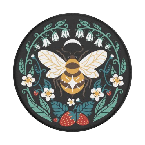 PopSockets Phone Grip with Expanding Kickstand, Animal - Bee Boho