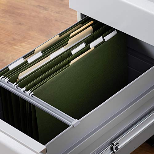 Amazon Basics Hanging Organizer File Folder, Legal Size, 8.5 x 14 inch, Pack of 25, Green