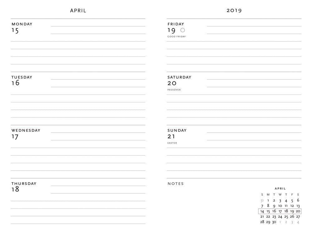 Duomo 2020 Slim Weekly Planner by Paperblanks (3.5" x 7")