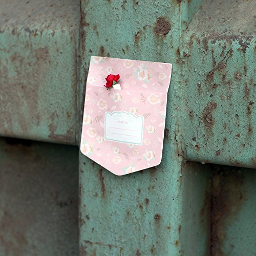 PocketMe-S 75 Flower Collection, Pocket Stickers, 3"x 3 3/4", 3 designs, 3 sheets/pad, 3 pads/pack