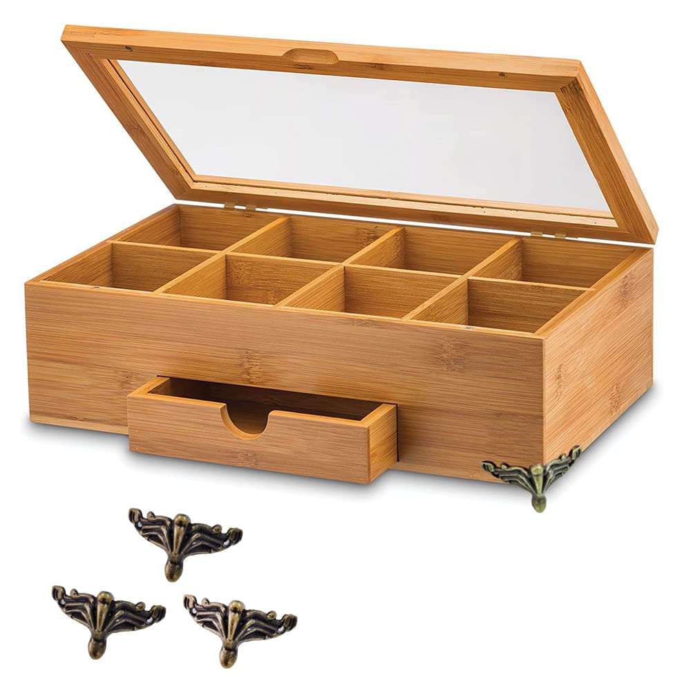 Retro Design Decorative Wood Case Legs,12 pcs JDecorative Feet Leg for Wooden Cases,Cabinets,Jewelry Boxes, Gift Boxes, Wine Boxes, Toolbox