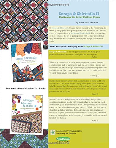 Scraps & Shirttails II: Continuing the Art of Quilting Green