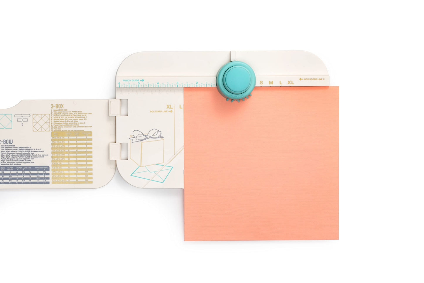 We R Memory Keepers 123 Punch Board, Create Custom Envelopes, Boxes, and Bows, All-in-on Punch Board, Use with Cardstock or Favorite Paper, Gift Boxes, Birthdays, Holidays, Wedding Showers, Parties
