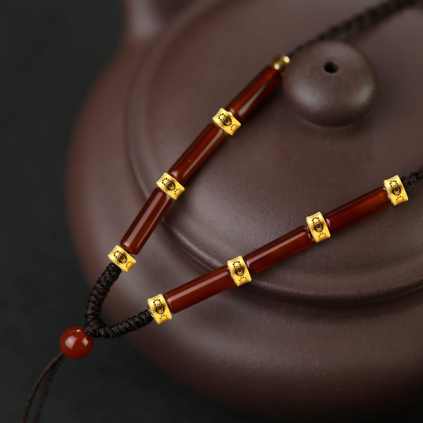 200pcs 8mm Antique Spacer Beads Round Rondelle Beads European 5.5mm Hole for Bracelet Necklace DIY Jewelry Making,4 Colors