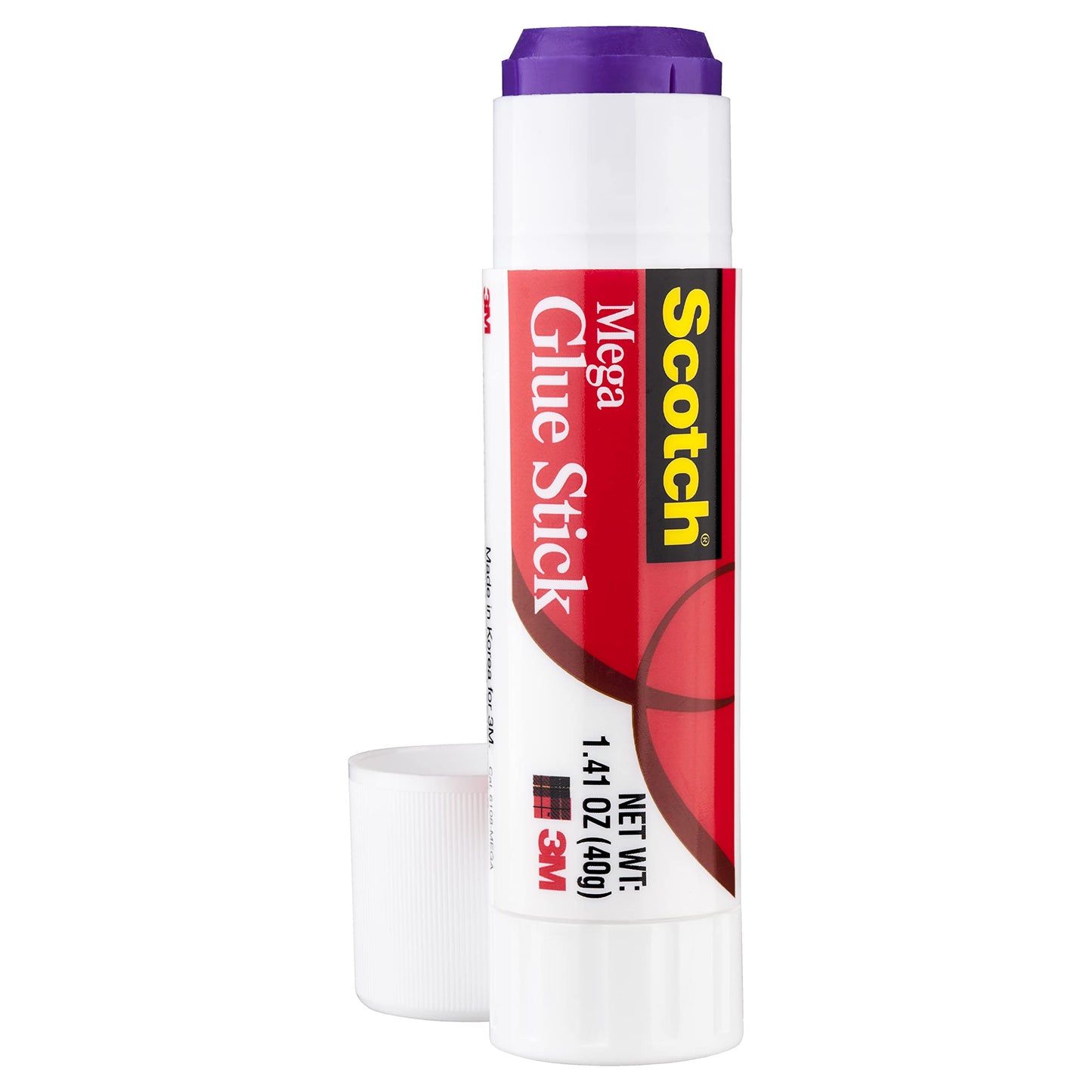 Scotch Mega Purple Glue Stick, 1.4 oz, Acid Free and Non-Toxic (6108-MEGA)
