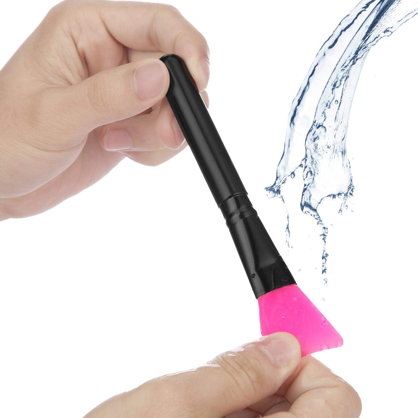 6 Pieces Magic Silicone Epoxy Brushes for Making Epoxy Glitter Tumblers Flexible Epoxy Sticks for Even Smooth Application, DIY Mixing (White, Pink, Rose Red, Yellow, Purple, Mint Green)