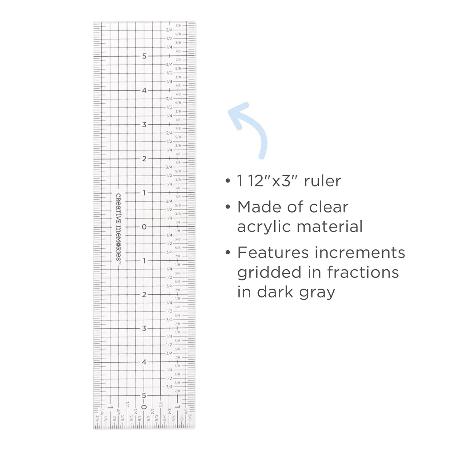 Zero Centering Ruler by Creative Memories