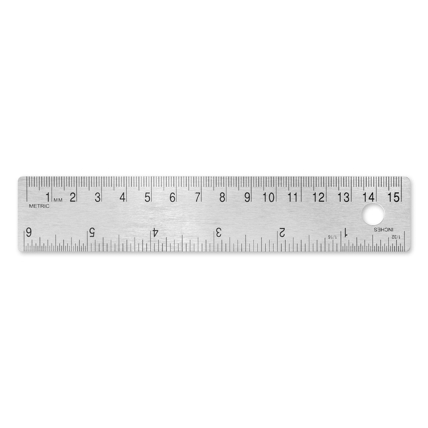 Alumicolor Flexible Stainless Steel ruler, measuring tool, 6IN