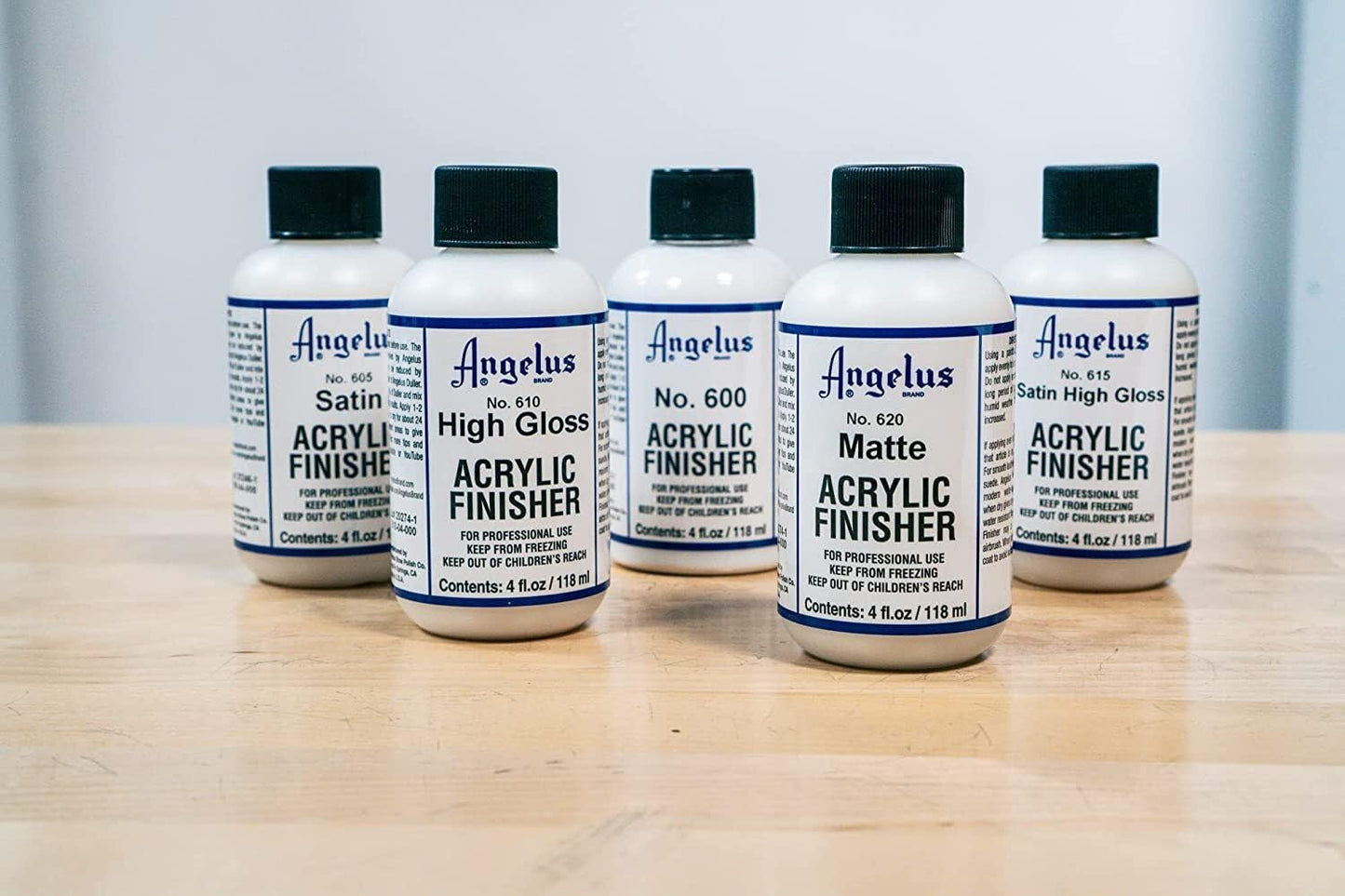 Angelus 620 Matte Acrylic Finisher, 4 Fl Oz (Pack of 1), Clear