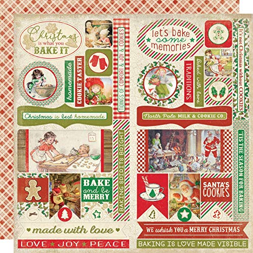 Rejoice Double-Sided Cardstock Die-Cut Sheet 12"X12"-Elements