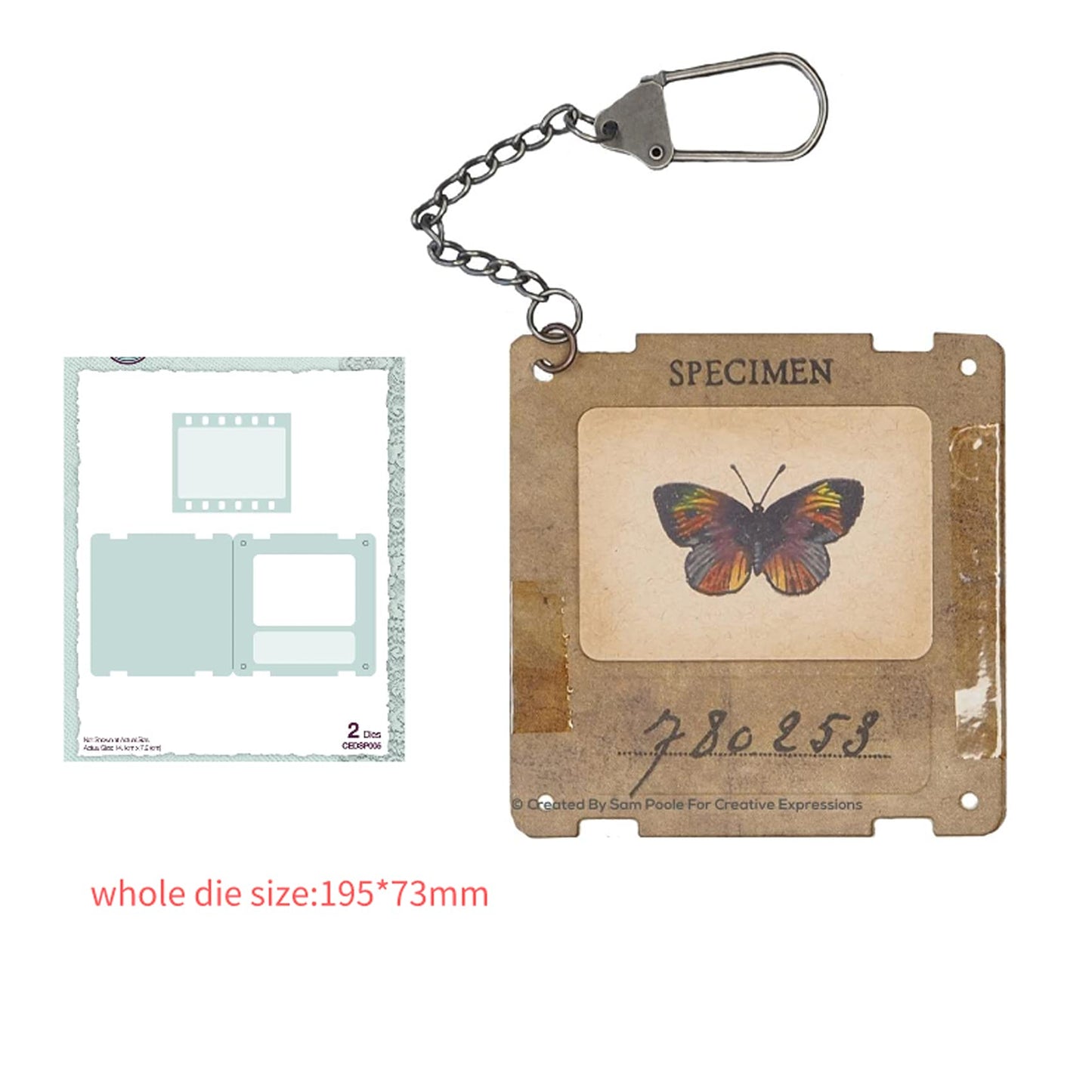 Sunnykid Retro Slides Design Metal Cutting Die CutsOld-Fashioned Basic Retro Slides Design Stencils DIY Crafts Card Cutting Dy Cuts for DIY Emboss Card Making Photo Decorative Paper Dy Scrapbooking