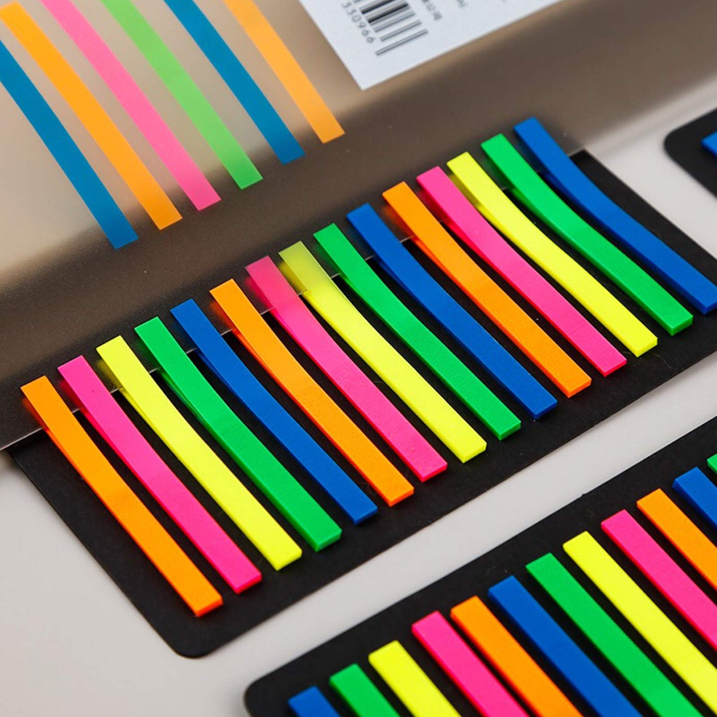 Page Markers Sticky Index Tabs Label Highlighter Strips, Transparent PET Filing Flags Notes Stickers Decorative for Appointment Events Scrapbook Planner Reading Classify Files 300 Pieces 5 Colors