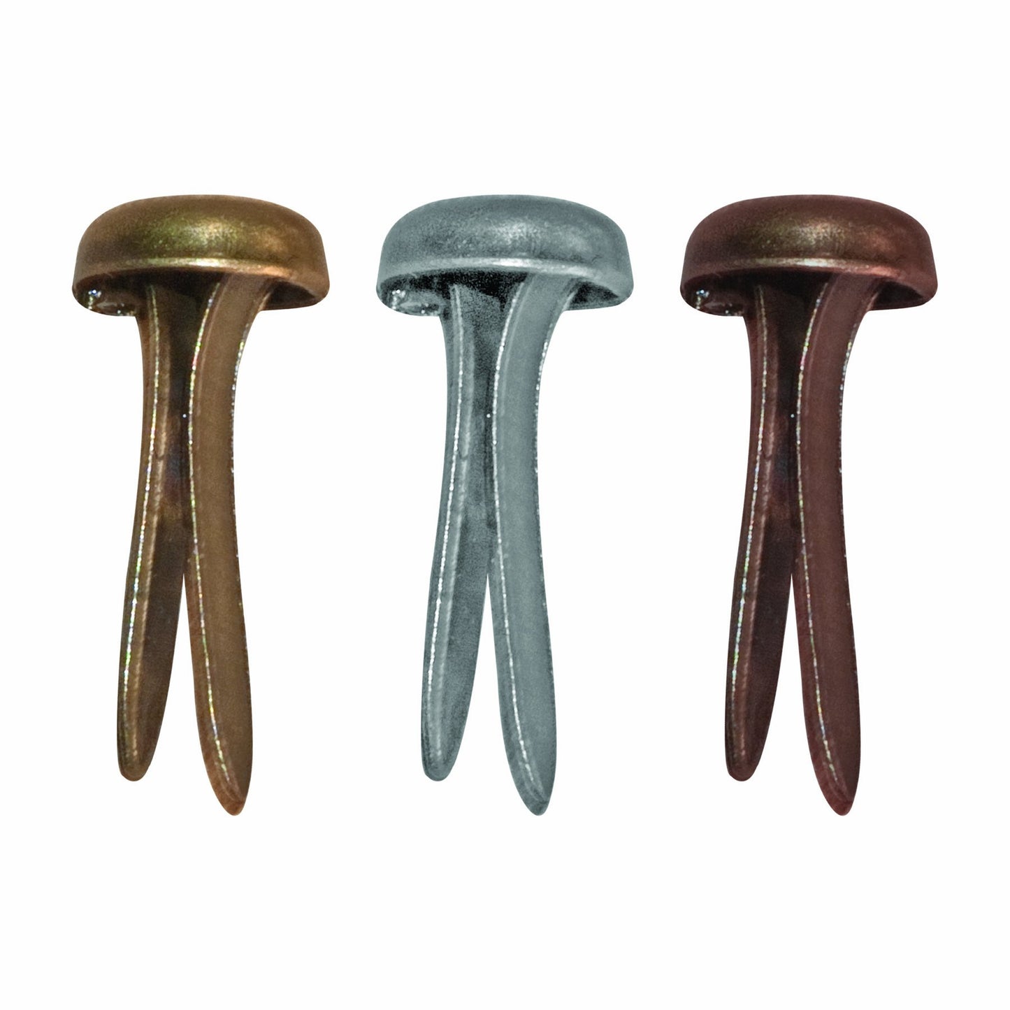 Tim Holtz Idea-ology Metal Long Fasteners, 99 per Pack, 7/16 Inches, Antique Finishes, TH92703