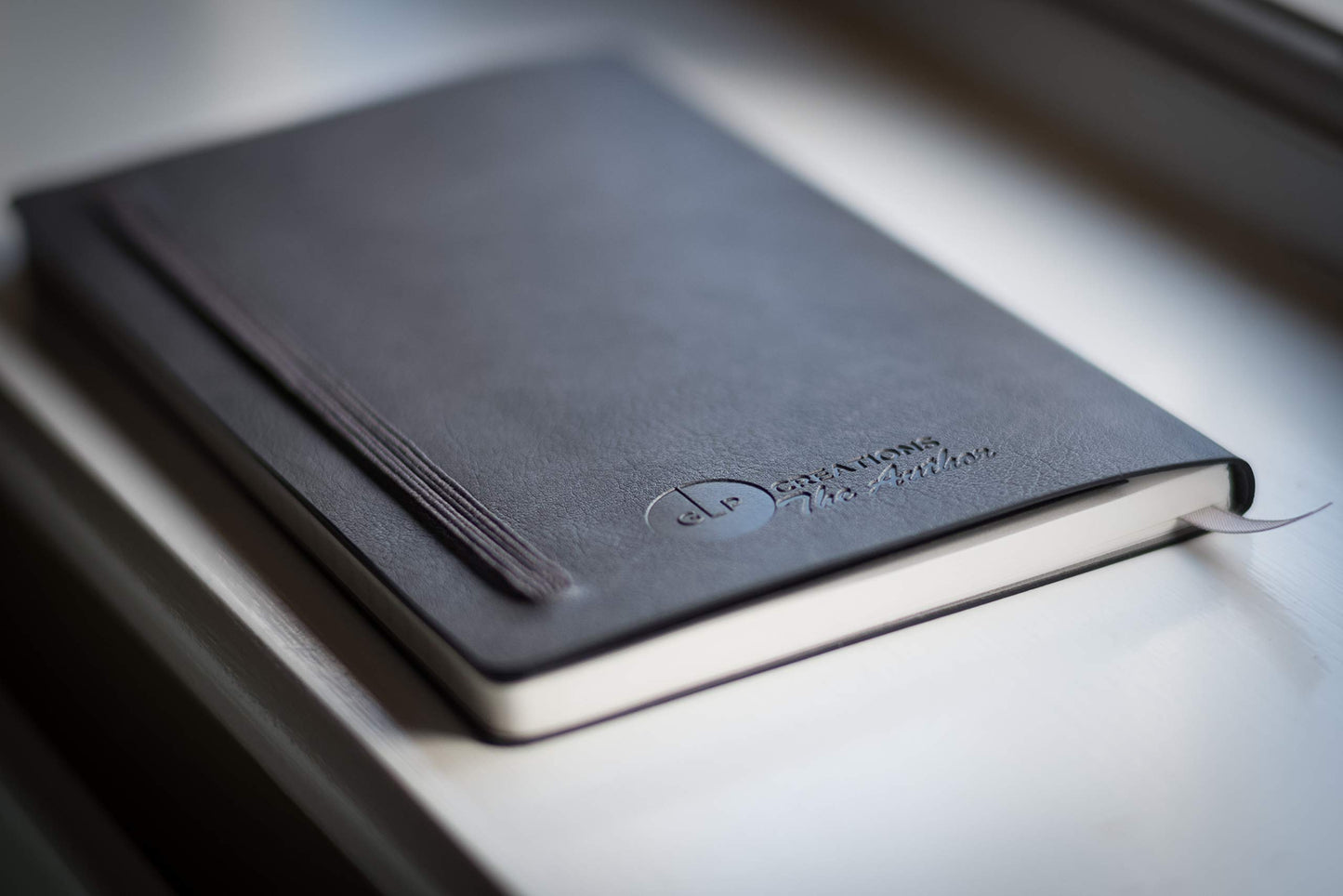 GLP-Creations fountain pen notebook, Tomoe River paper, The Author (Anthracite/Dot Grid)