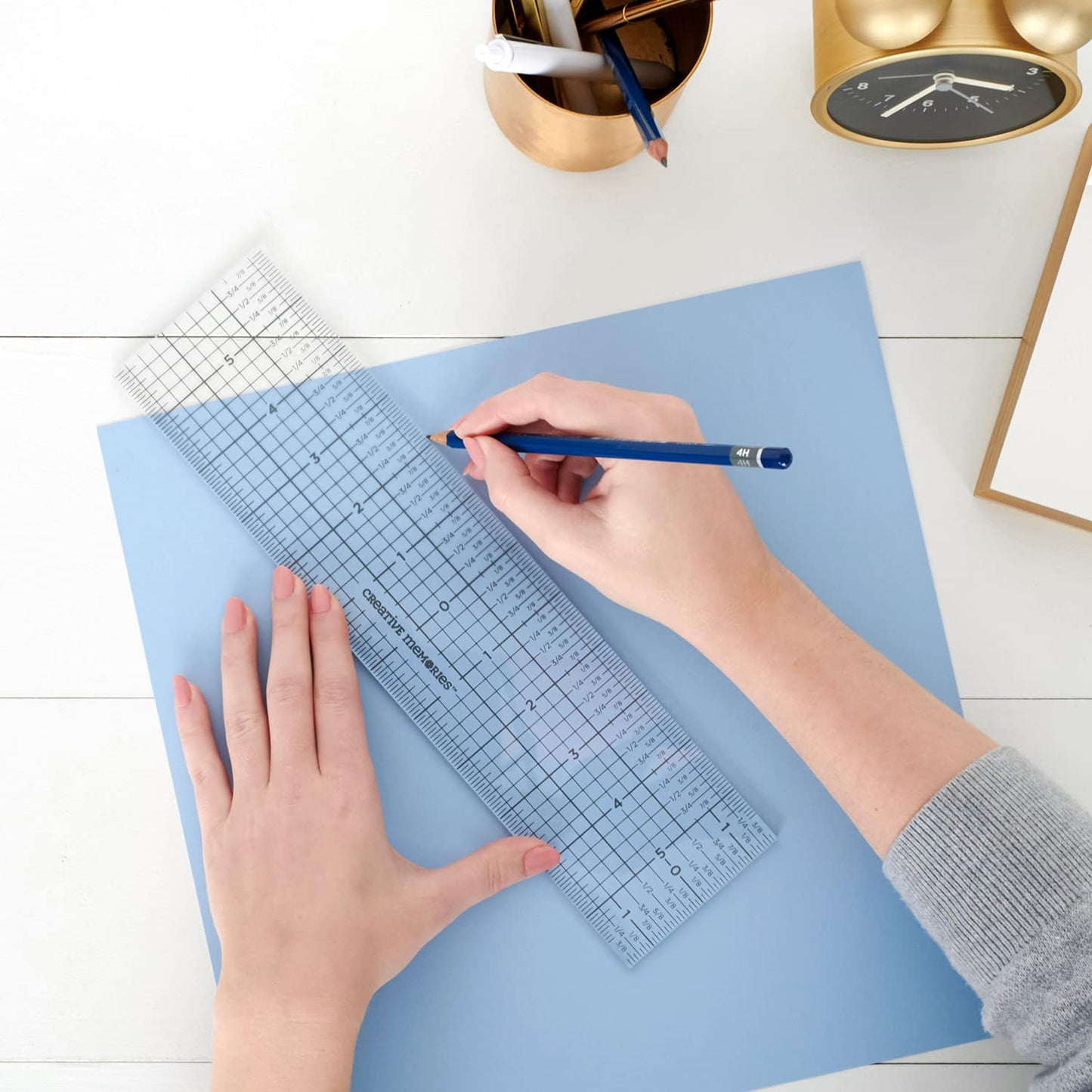Zero Centering Ruler by Creative Memories