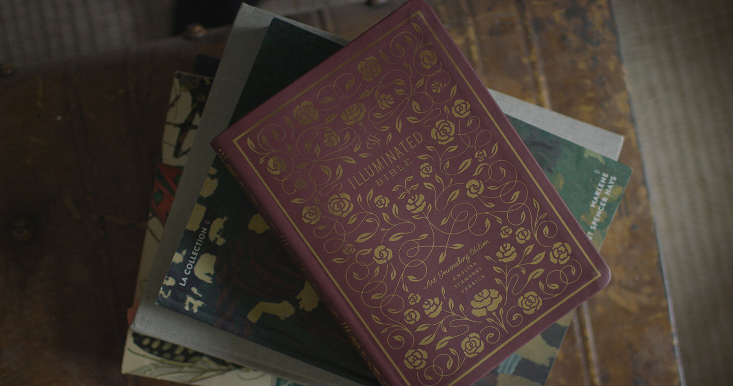 ESV Illuminated Bible, Art Journaling Edition (TruTone, Burgundy)