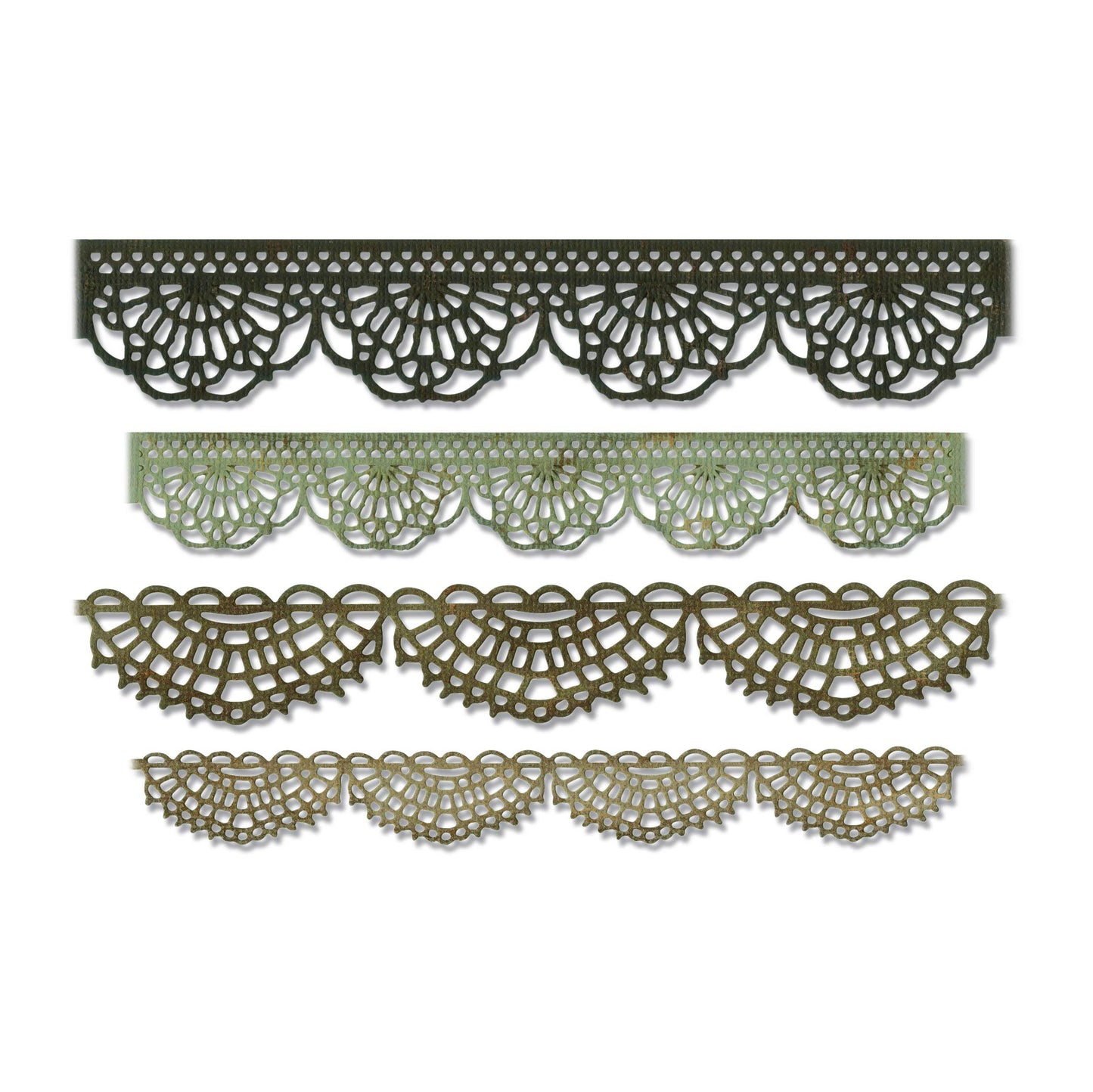 Sizzix, Multi Color, Thinlits Die Set , Crochet by Tim Holtz, 4 Pack, One Size