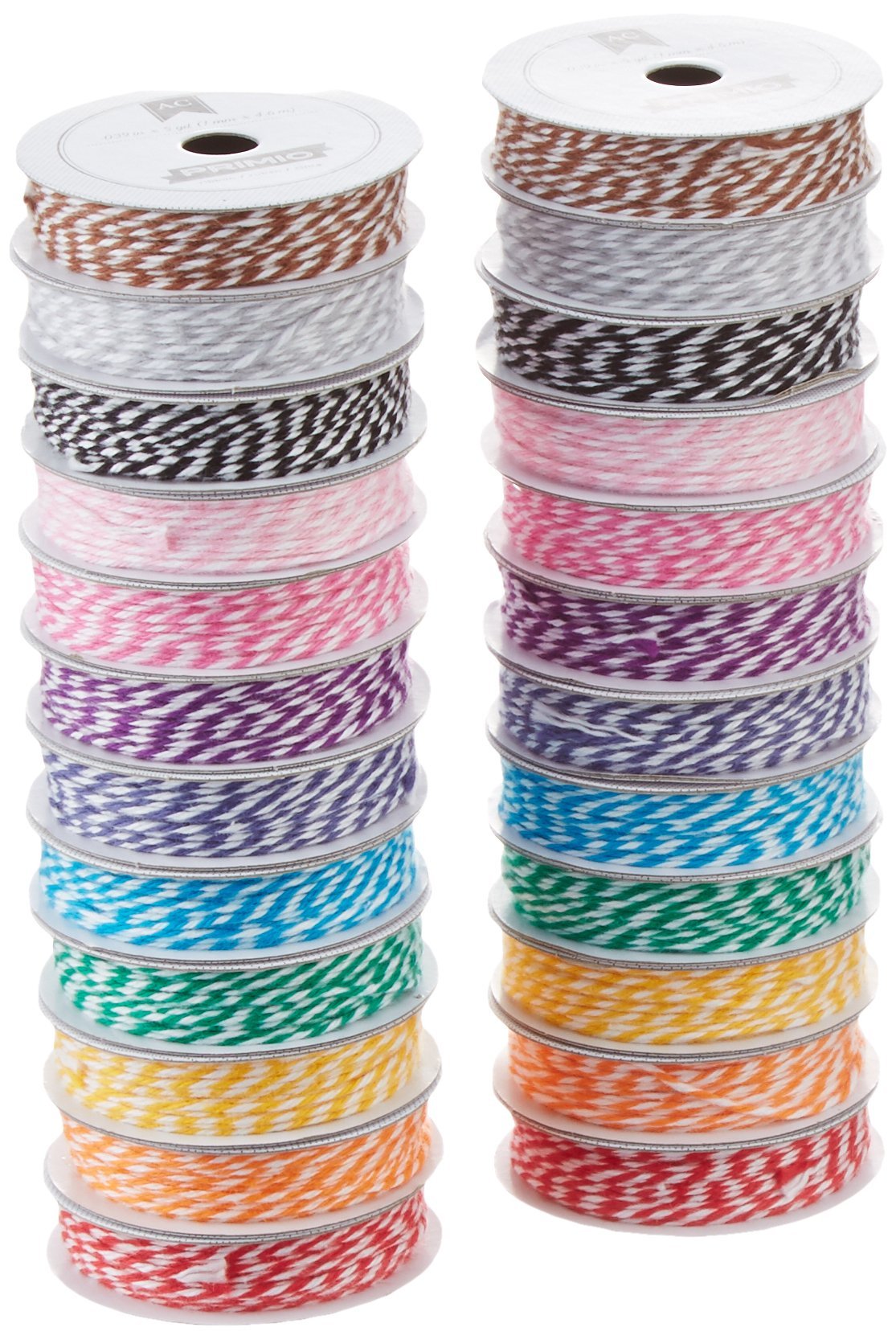 American Crafts Extreme Value Bakers Twine Variety Pack by | Brights | 24 Pack