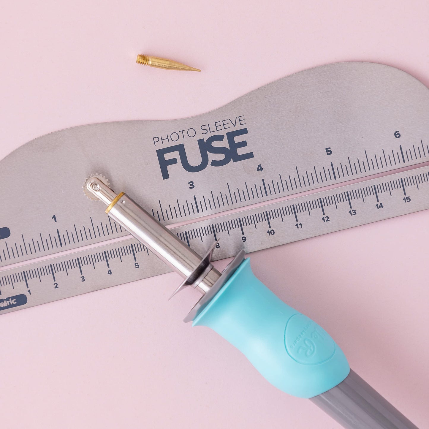 We R Memory Keepers, Fuse Tool Starter Kit, Includes 1 Tool, 1 Fusing Tip, 1 Cutting Tip, 1 Ruler, and 1 Stand, Scrapbooking Tool to Fuse Page and Photo Protectors, Acetate, and More