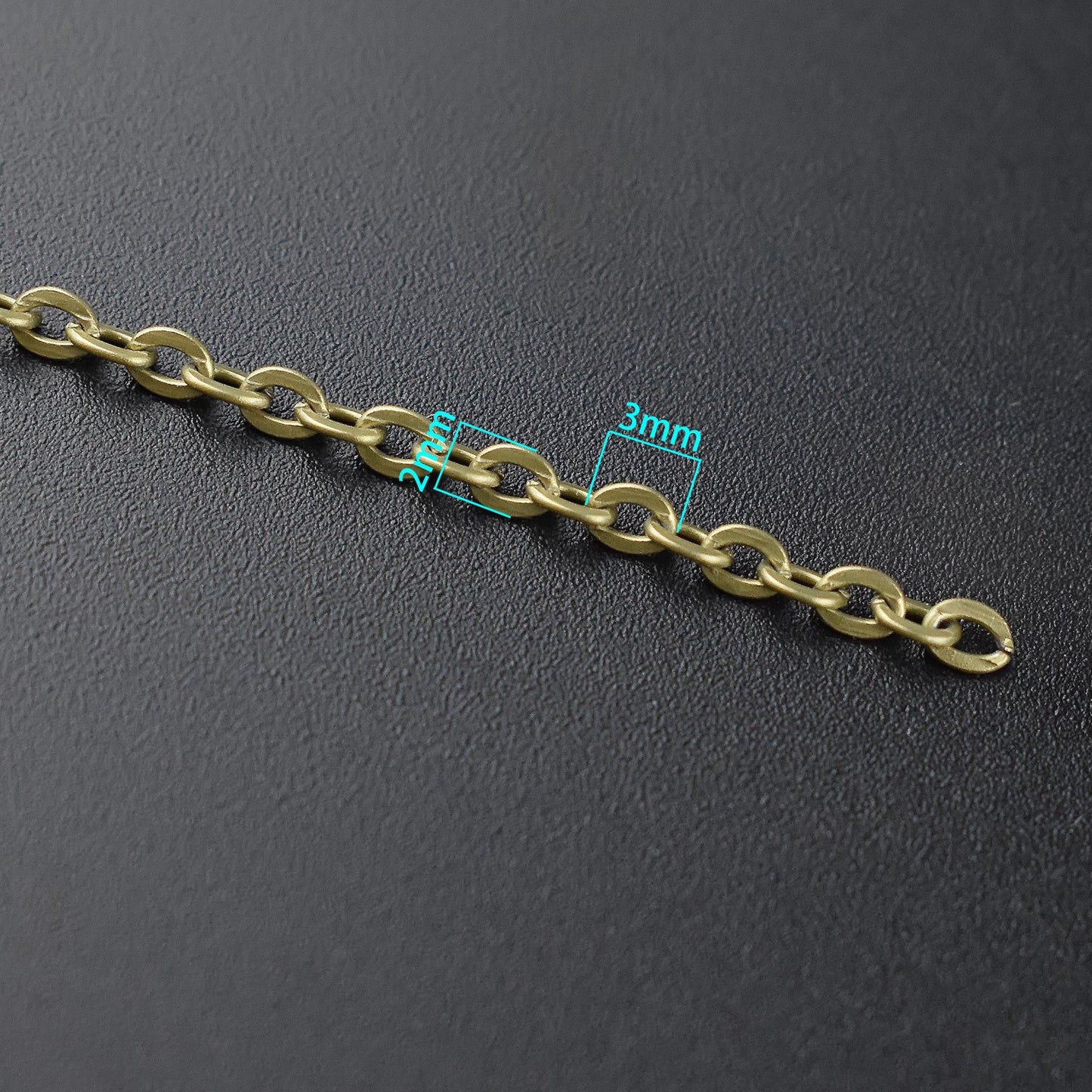 WXJ13 36 Feet/12 Yards Bronze Color Plated Round Cable Link Chain Necklace with 20 Lobster Clasps and 30 Jump Rings for Necklace Jewelry Accessories DIY Making