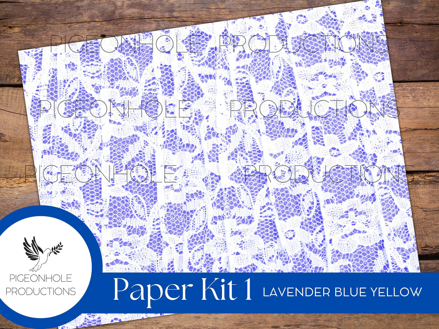 Lavender, Blue, Yellow Paper Kit 1—PRINTABLE, junk journals, scrapbooking, papercrafts, cardmaking, tags, ephemera, multi-media projects