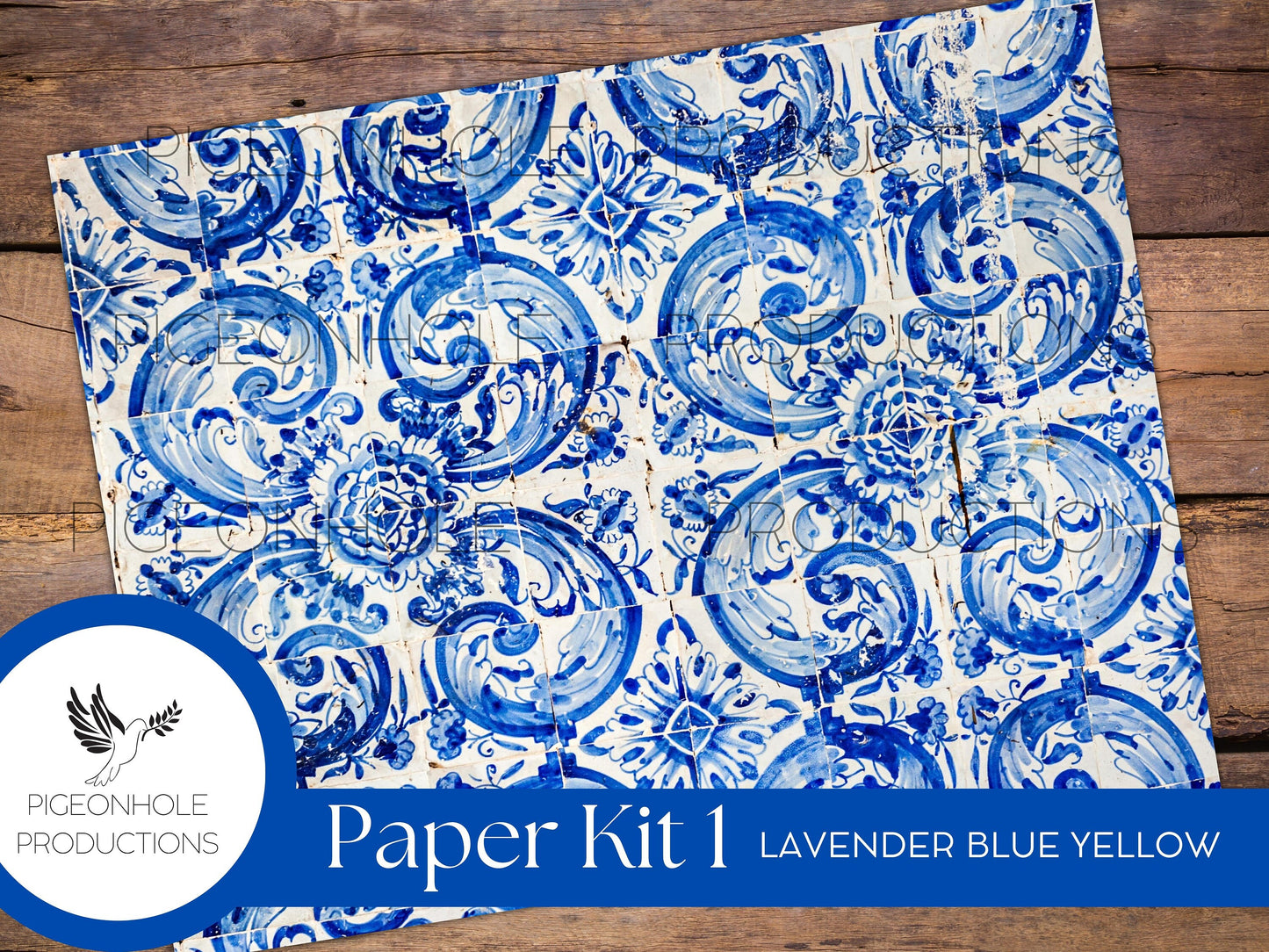 Lavender, Blue, Yellow Paper Kit 1—PRINTABLE, junk journals, scrapbooking, papercrafts, cardmaking, tags, ephemera, multi-media projects