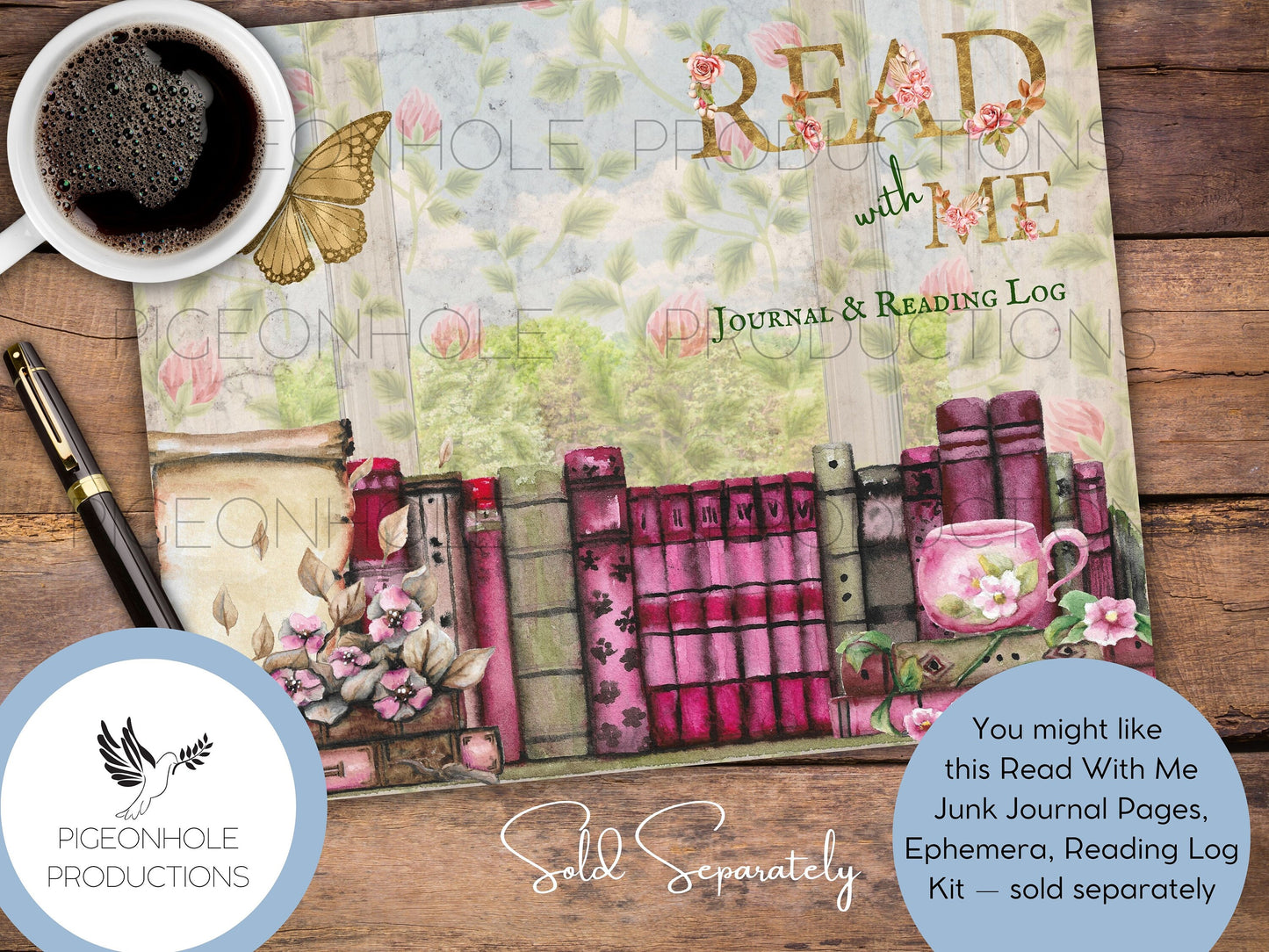 Book Lover Faux Postage Stamps—PRINTABLE—Use in junk journals, planners, scrapbooking, collage, or print on sticker paper for stickers