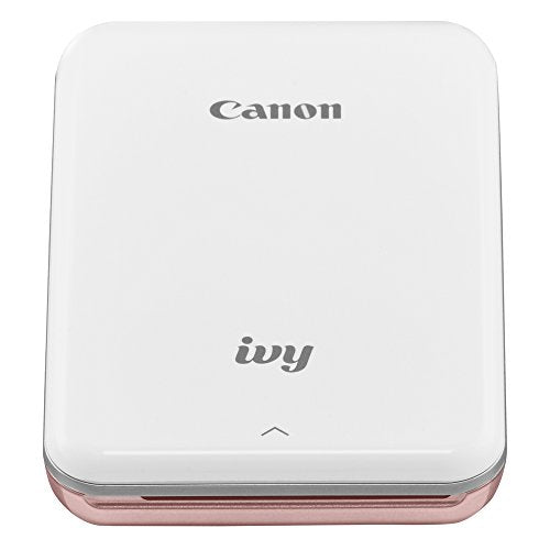 Canon IVY Mini Photo Printer for Smartphones (Rose Gold) - Sticky-back prints, Pocket-size