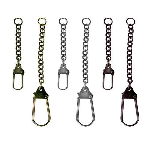 Tim Holtz Idea-ology Metal Swivel Clasps, 12 Clasps per Pack, 2-3/4 and 3-3/4 Inches, Antique Finishes, TH92677