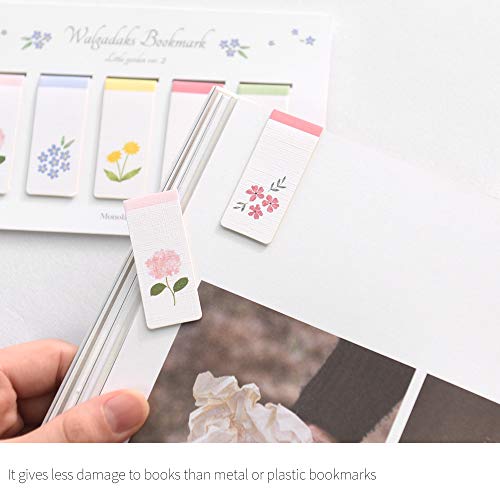 Monolike Magnetic Bookmarks Little Garden ver.2, Set of 5