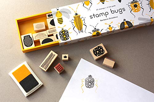 Stamp Bugs (25 stamps, 2 ink colors)