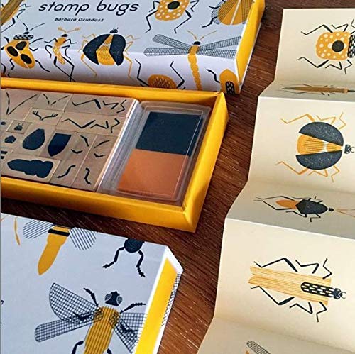 Stamp Bugs (25 stamps, 2 ink colors)