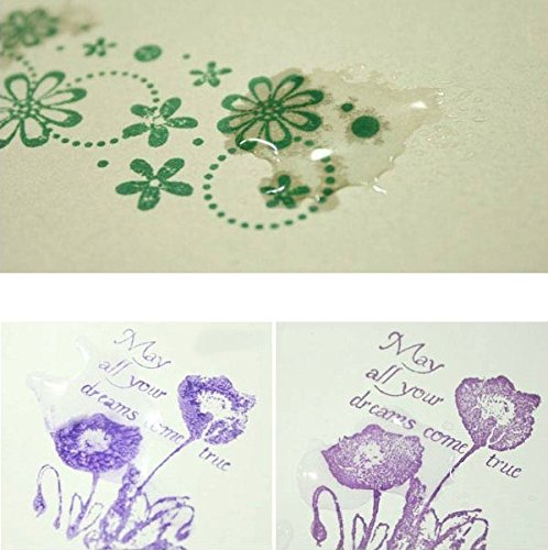 Lsushine Craft Ink Pad Stamps Partner DIY Color,15 Color Craft Ink Pad for Stamps, Paper, Wood Fabric (Pack of 15)