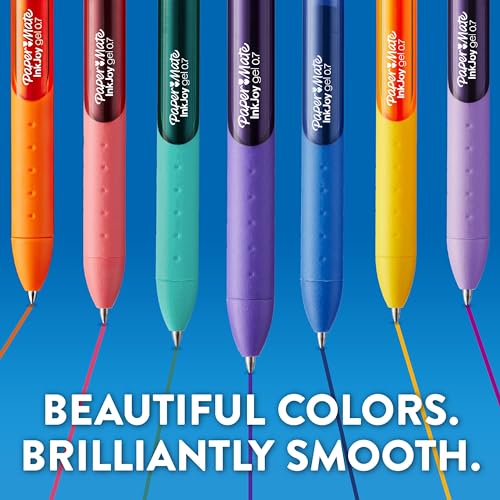 Paper Mate InkJoy Gel Pens, Fine Point, Black, 10 Count