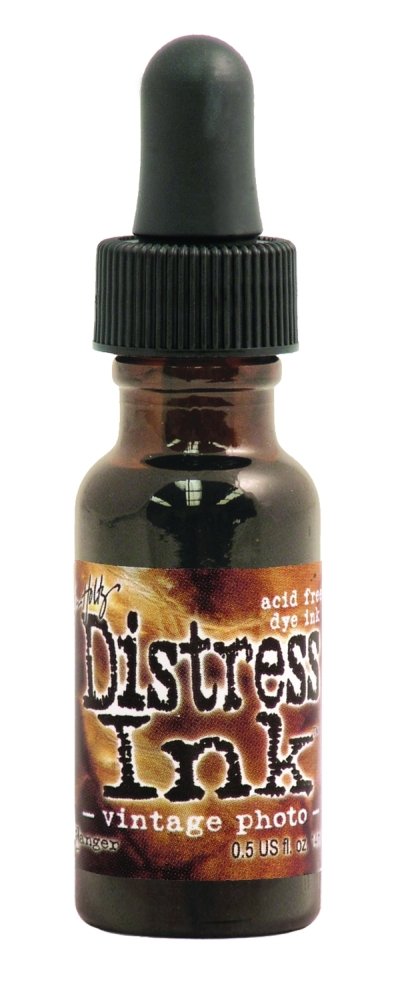 Ranger Tim Holtz Distress Ink Reinker 1/2-Ounce, Vintage Photo