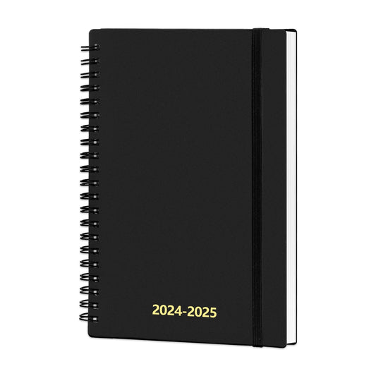 UtyTrees Planner 2024-2025 - Weekly Monthly Planner Daily 2024-2025 from January 2024 to June 2025, 18 Month Planner, 5.2" x 7.5", Thicker Paper, Black